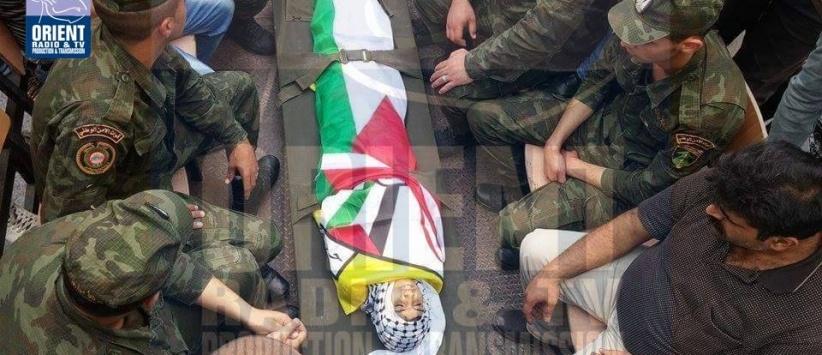 بيت لحم تشيع شهيدها الطفل عبد الرحمن عبيد