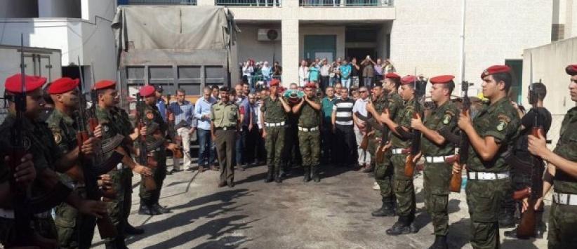 تشييع جثمان الشهيد حذيفة سليمان في طولكرم