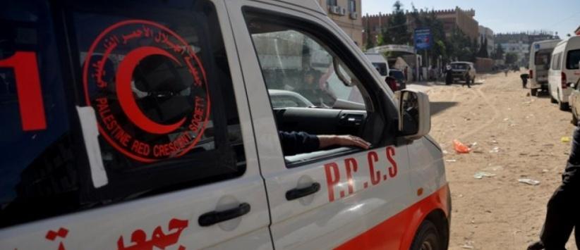 مصرع فتى جراء انقلاب صندوق فواكه من عربة عليه بغزة