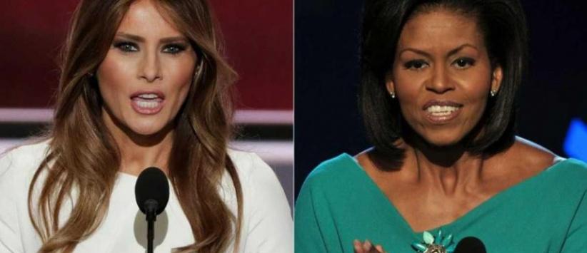 ميلانيا وميشال.. اختلاف 