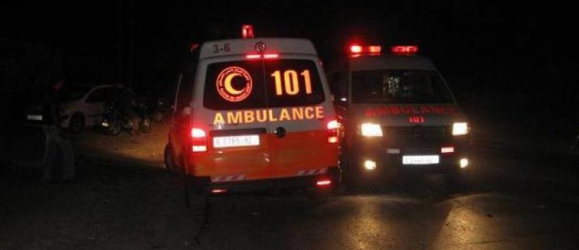 10 اصابات في حادث تصادم بين 4 مركبات قرب حلحول