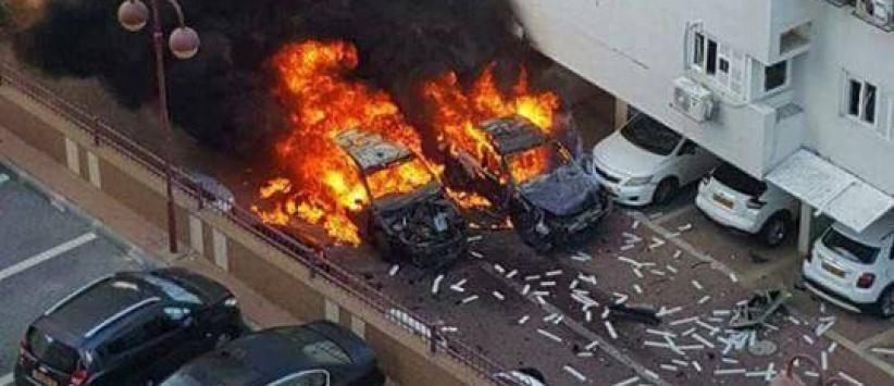 انفجار بسيارة في أسدود