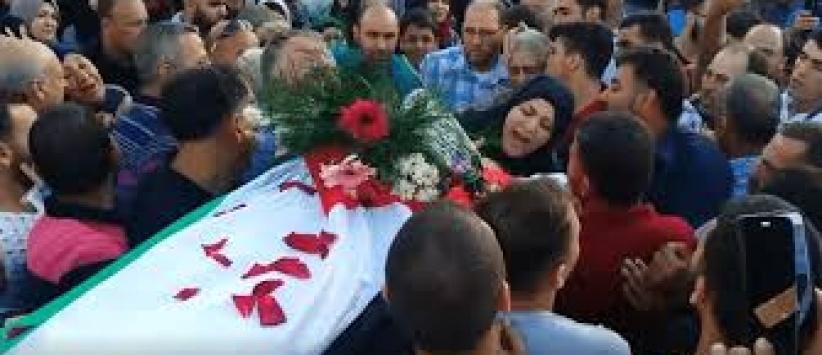 تشييع جثمان الشهيد محمد موسى في بلدة دير بلوط