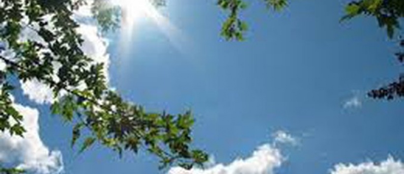 حالة الطقس: أجواء غائمة ودافئة