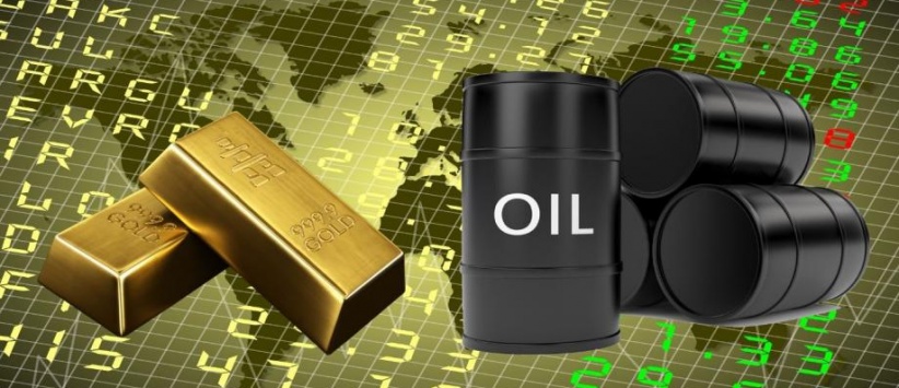 الذهب يتراجع والنفط يرتفع بأكثر من 2%