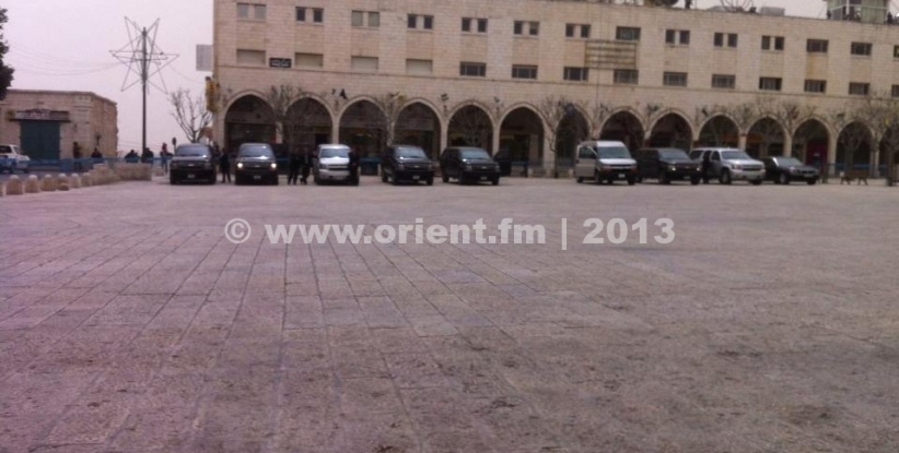 اوباما يصل الى بيت لحم بعد تأخره ساعة ونصف
