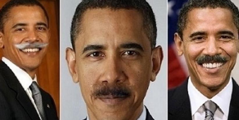 مفاجآت تنتظر أوباما لو تنكر بالشوارب وزار تل أبيب