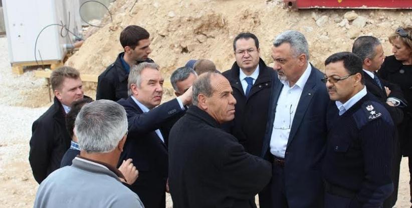 مسؤولون روس وفلسطينيون يزورون مشاريع روسية ببيت لحم ويؤكدون انها لخدمة المجتمع الفلسطيني