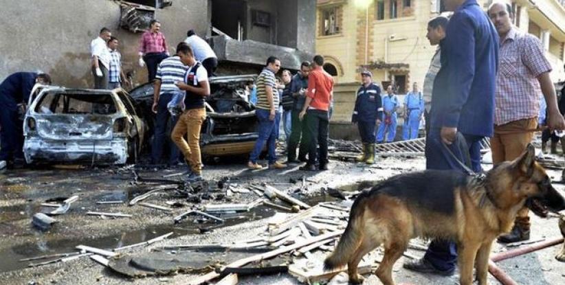 إصابة شخص في انفجار أمام معهد مندوبي الشرطة في القاهرة