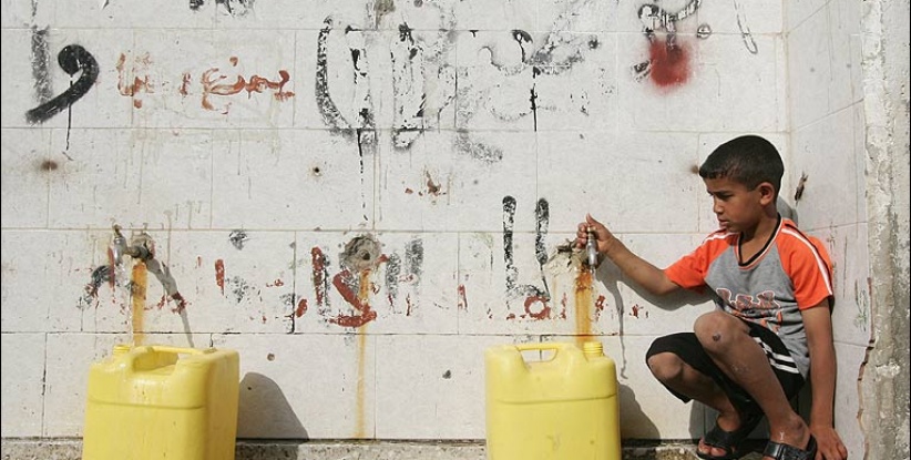 غزة : نقص المياه في غزة ينذر بكارثة صحية