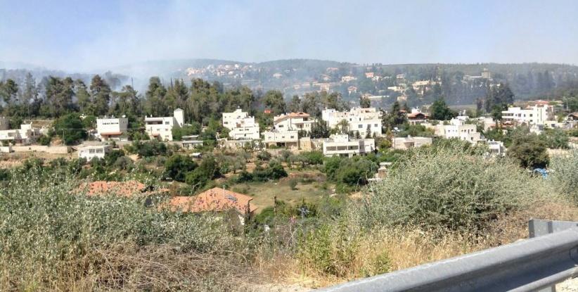 حريقان كبيران في أحراش القدس