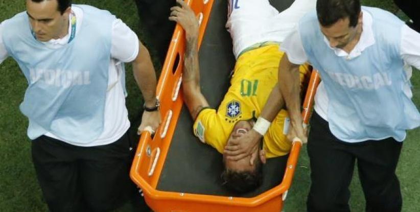 اصابة نيمار يوم أمس ينهي مشواره في المونديال