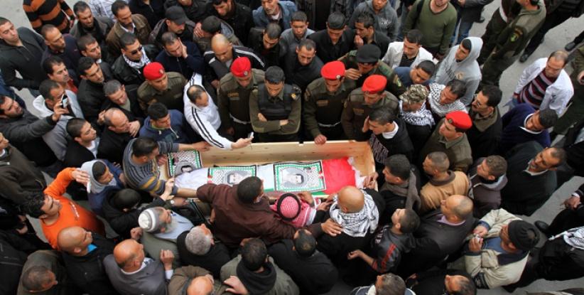 تشييع جثمان الشهيد محمد حمامرة في بيت لحم