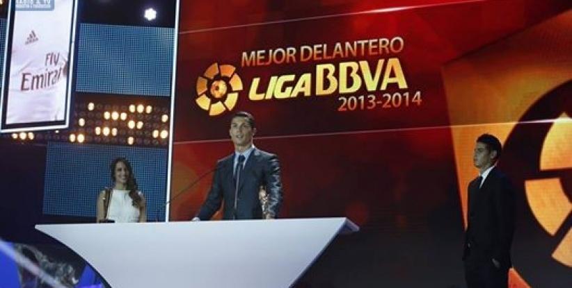 كريستيانو رونالدو نجم النجوم في ليلة جوائز الليغا