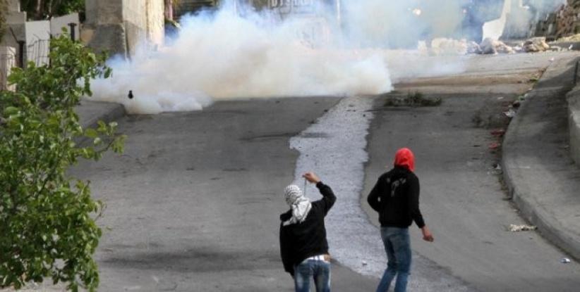 إصابات بالاختناق في مواجهات ببلدة الخضر جنوب بيت لحم