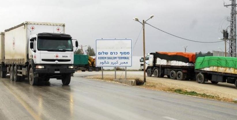 ادخال 500 شاحنة لغزة عبر 