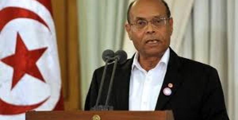 المرزوقي يصل باريس ويؤكد مشاركته بأسطول الحرية القادم