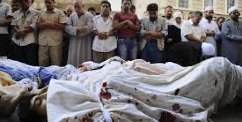 شهيد باليرموك وقصف عدة مخيمات فلسطينية بسورية