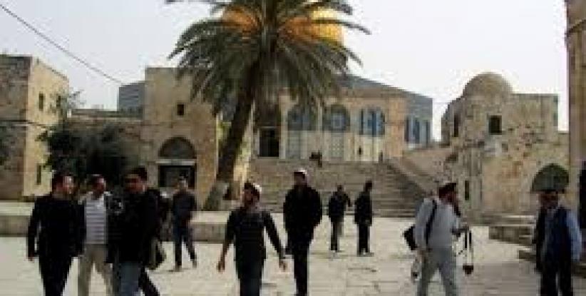 مستوطنون يقتحمون الاقصى وتحذيرات من اقتحامات واسعة بعد غد