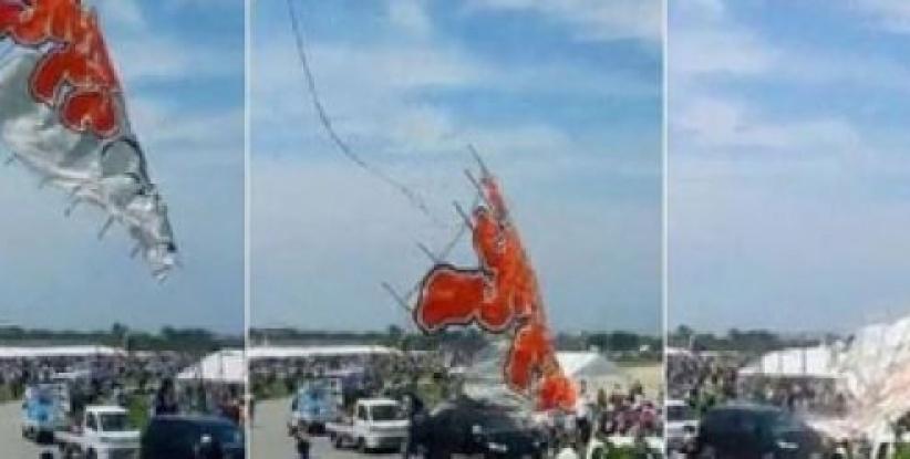 قتيل بسقوط طائرة ورقية على حشد باليابان