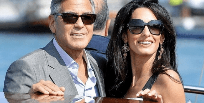 جورج كلوني قلق على صحة أمل!!