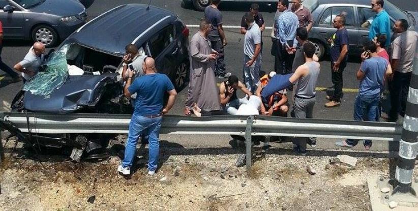 حادث سير على طريق مستوطنة عصيون