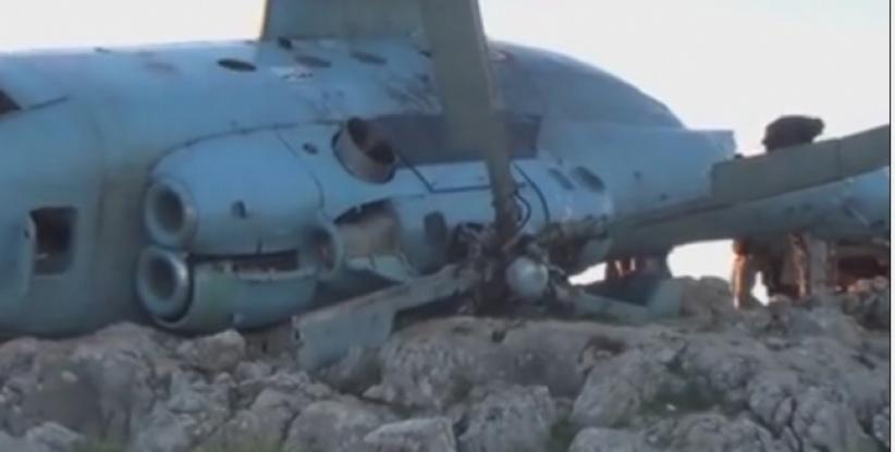 سقوط وتحطم طائرة خفيفة بالنقب