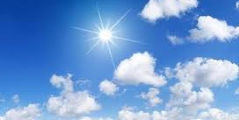 جو غائم جزئي وانخفاض طفيف على درجات الحرارة