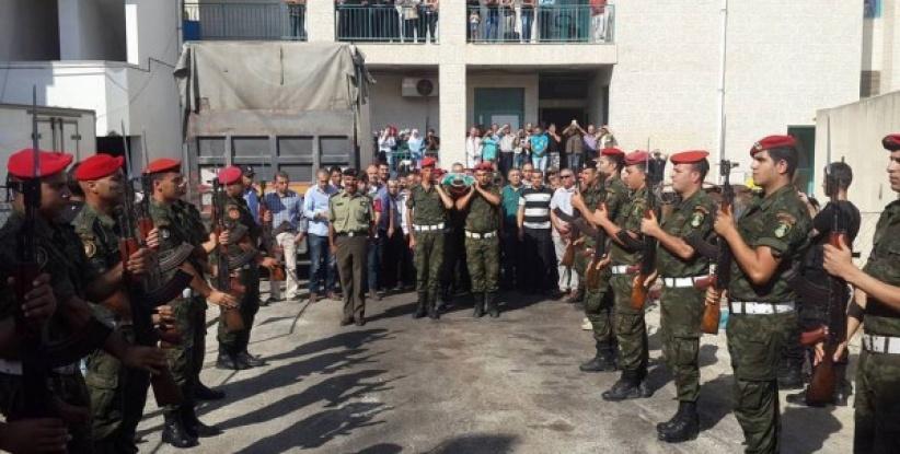 تشييع جثمان الشهيد حذيفة سليمان في طولكرم