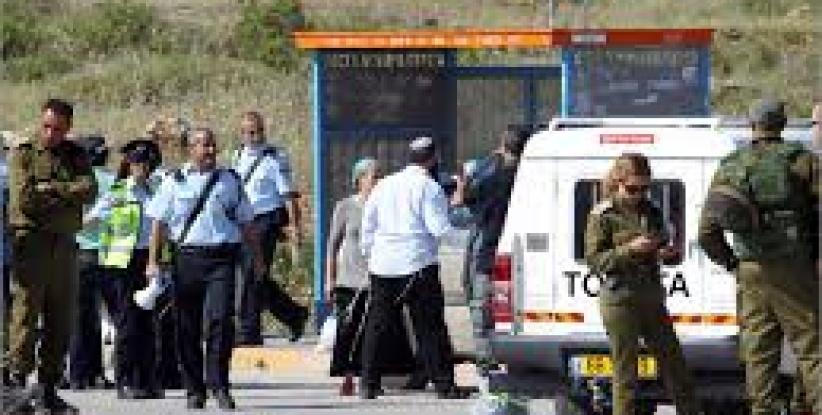 الارتباط العسكري يحذر من انتشار المستوطنين على مفارق الطرق بنابلس