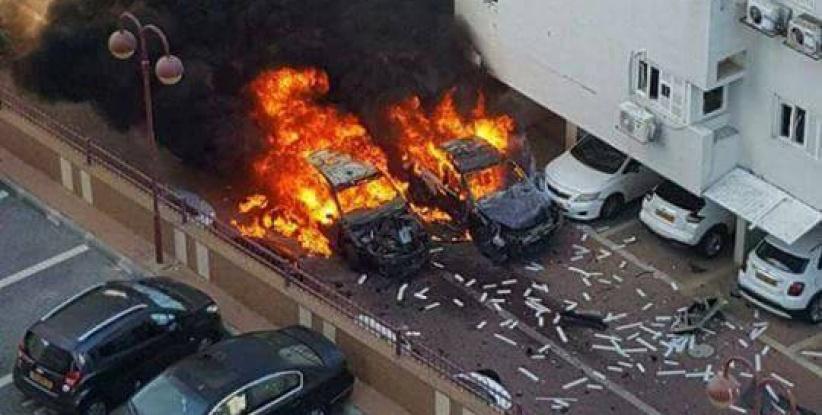 انفجار بسيارة في أسدود