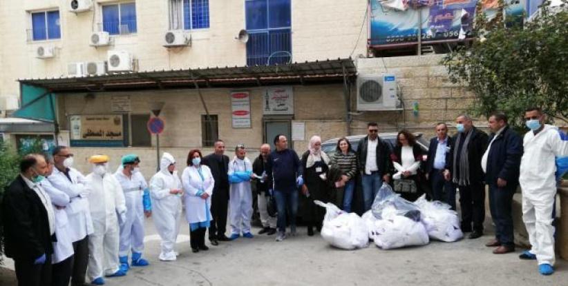 مساعدات طبية وإنسانية لمستشفى بيت جالا الحكومي ولجنة زكاة بيت لحم