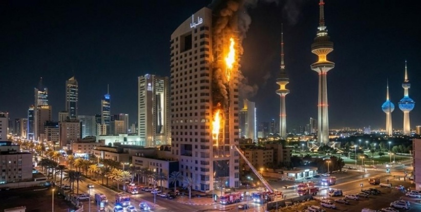 الكويت: أضرار جسيمة وإصابات عديدة جراء هجوم إيراني على مطار دولي
