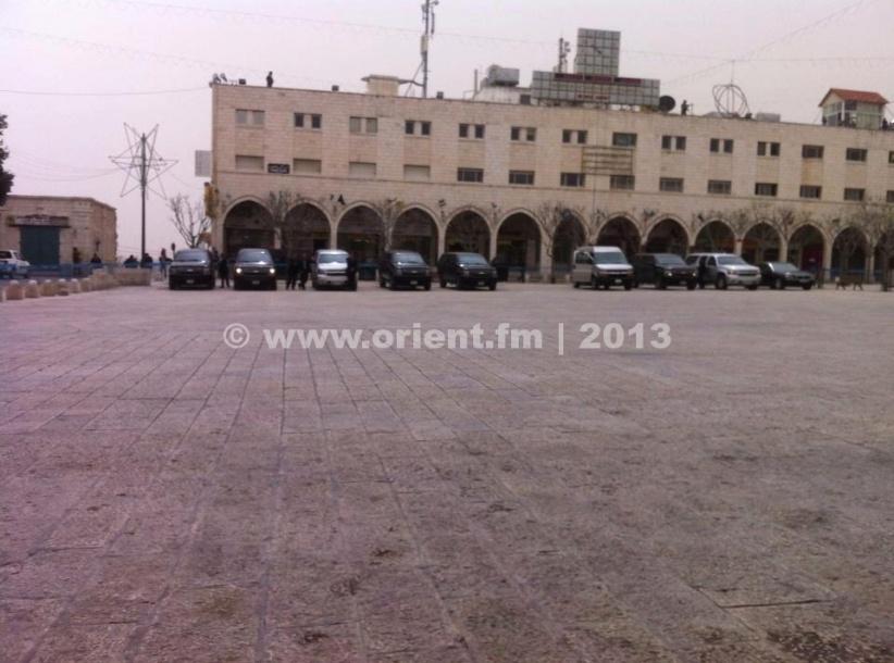 اوباما يصل الى بيت لحم بعد تأخره ساعة ونصف