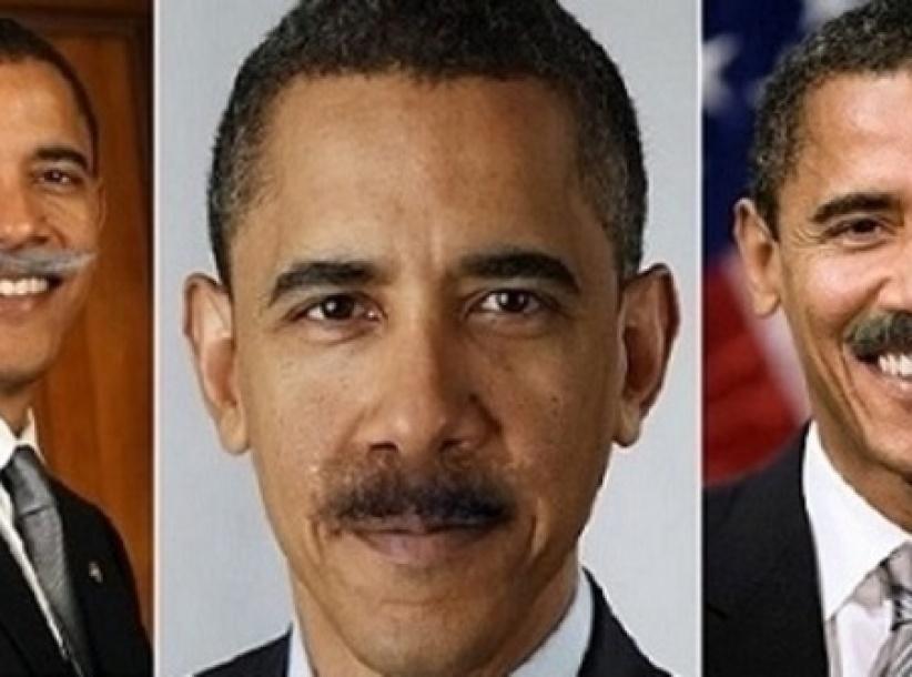 مفاجآت تنتظر أوباما لو تنكر بالشوارب وزار تل أبيب