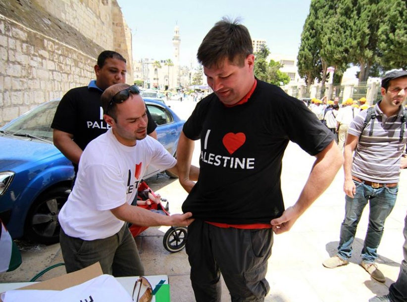 بالصور : بيت لحم فلسطينية مبادرة شبابية للتأكيد على هوية المدينة