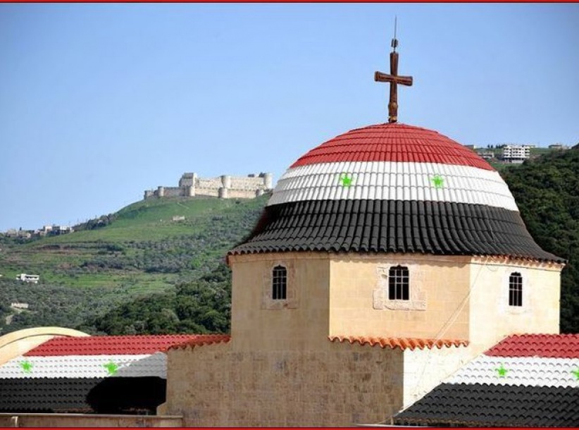 صراع على بلدة مسيحية في سوريا