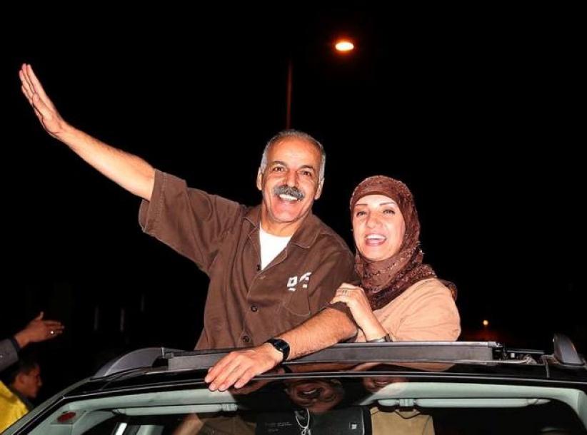 بالصور : بيت لحم تستقبل أسراها الثلاثة المحررين