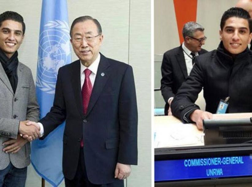سفير الأونروا للشباب محمد عساف في اليوم العالمي للتضامن مع الشعب الفلسطيني