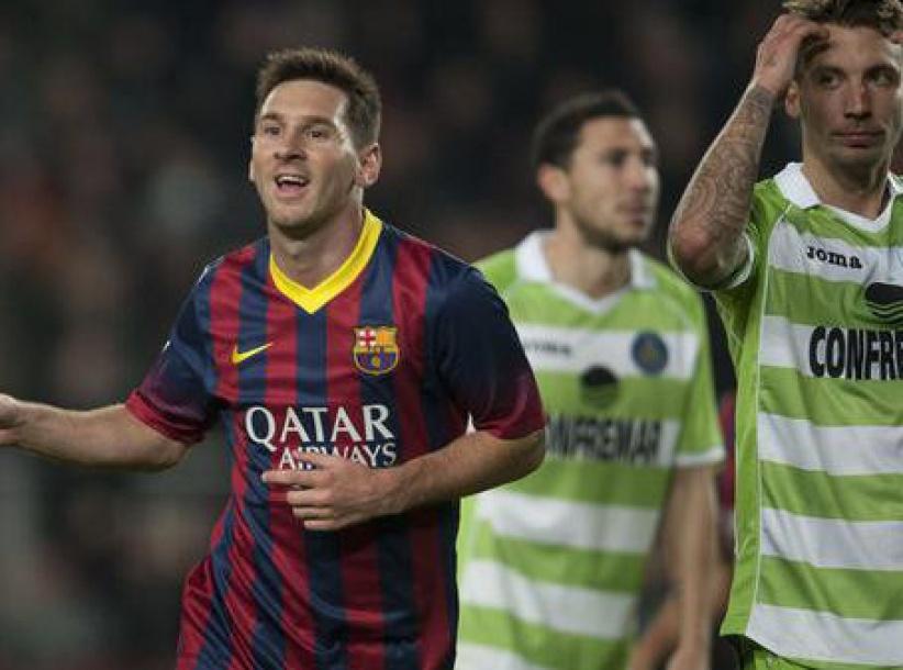 برشلونة يسحق خيتافي في ليلة عودة ميسي