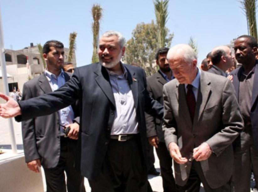 هنية يدعو كارتر للاشراف على الانتخابات المقبلة