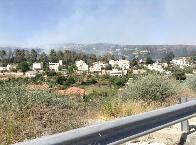 حريقان كبيران في أحراش القدس