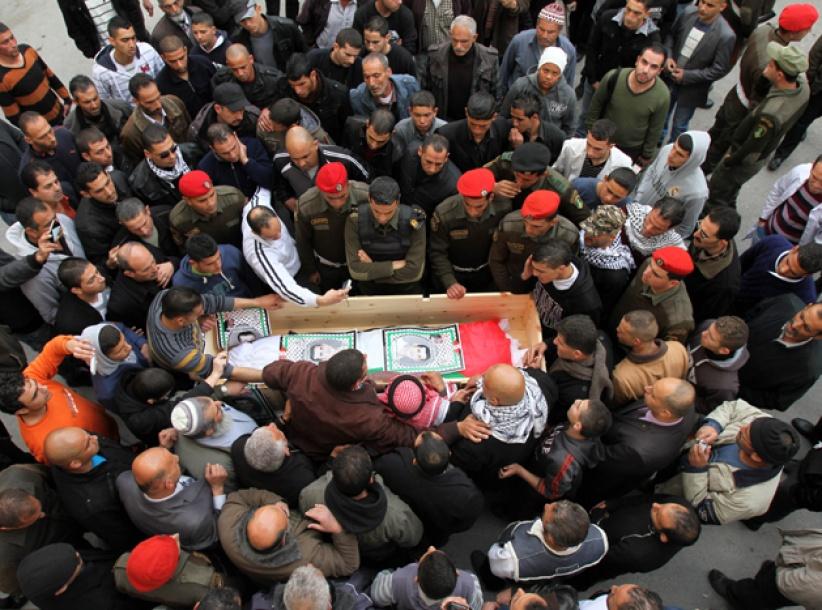 تشييع جثمان الشهيد محمد حمامرة في بيت لحم