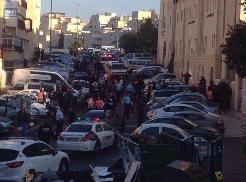 القدس المحتلة: أربعة قتلى إسرائيليين بهجوم على كنيس في حي هارنوف