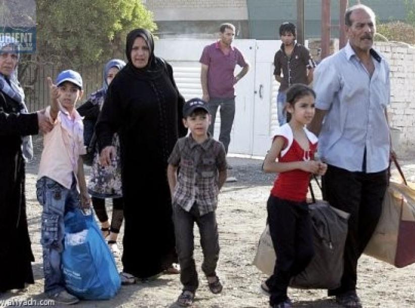 6 عائلات فلسطينية وسورية غادرو قطاع غزة