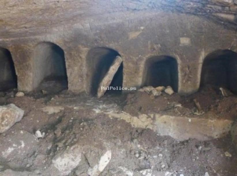 جنين: اكتشاف مقبرة أثرية في يعبد تعود للعصر الروماني