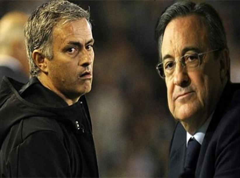 مورينيو لرئيس ريال مدريد: هناك 3 تفاحات فاسدة في غرفة خلع الملابس