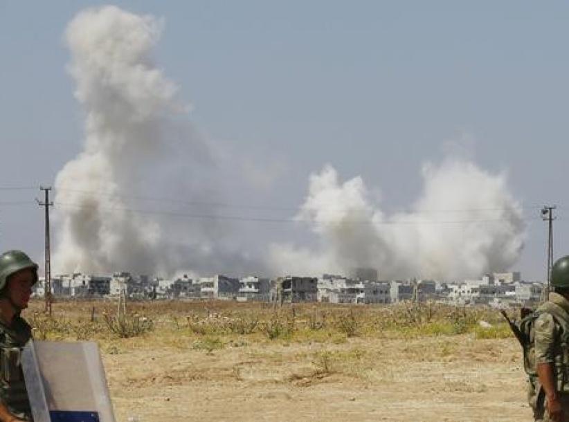 طرد معظم مسلحي داعش من كوباني