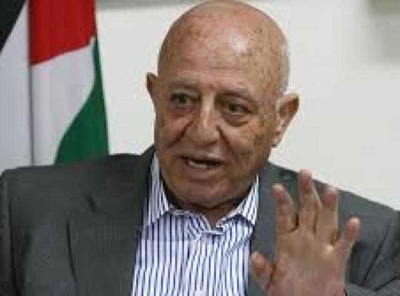 قريع يدين قرار الاحتلال بالاستيلاء على 651 دونما من أراضي الولجة