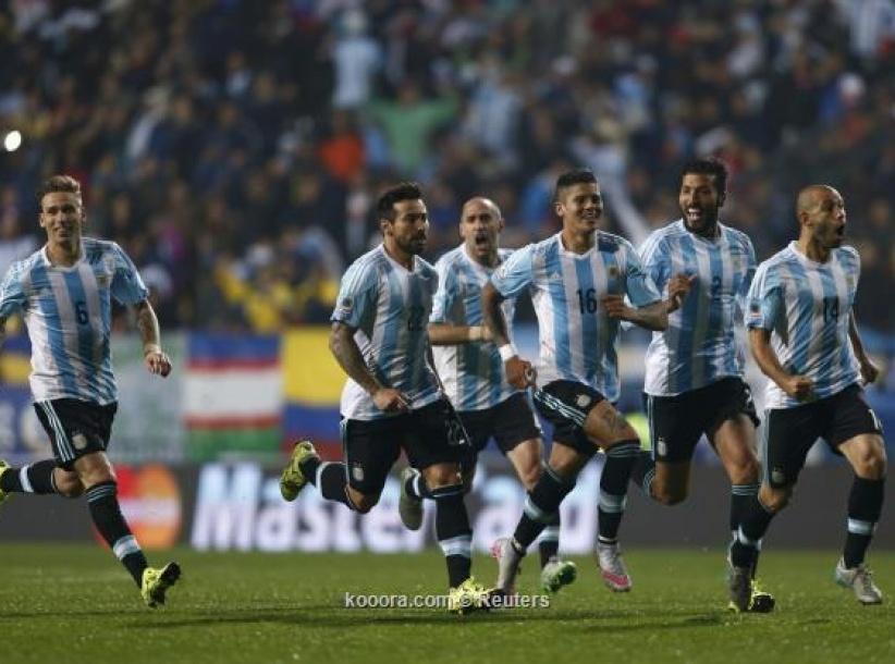 الارجنتين تجتاز عقبة كولومبيا بركلات الترجيح وتتأهل الى المربع الذهبي